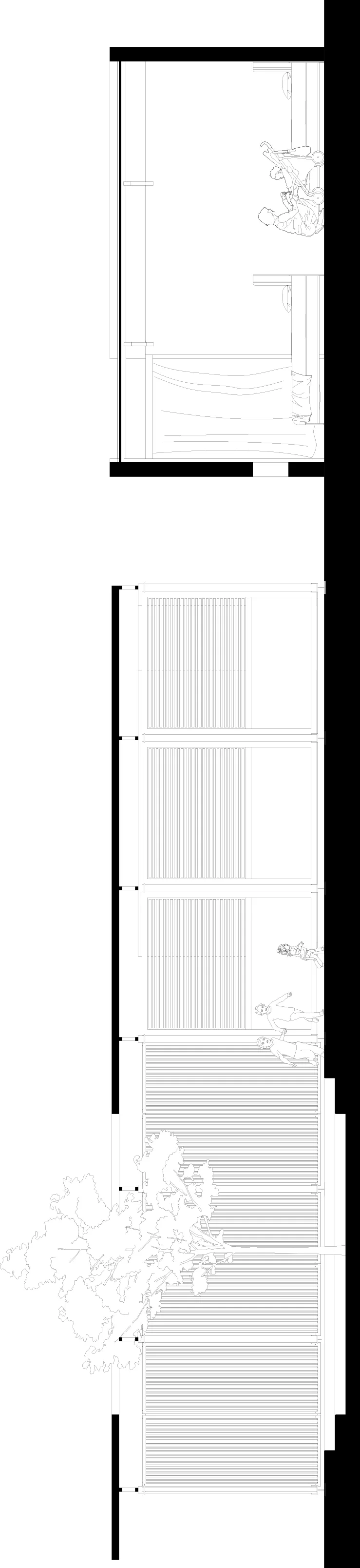 Exploded axonometric diagram