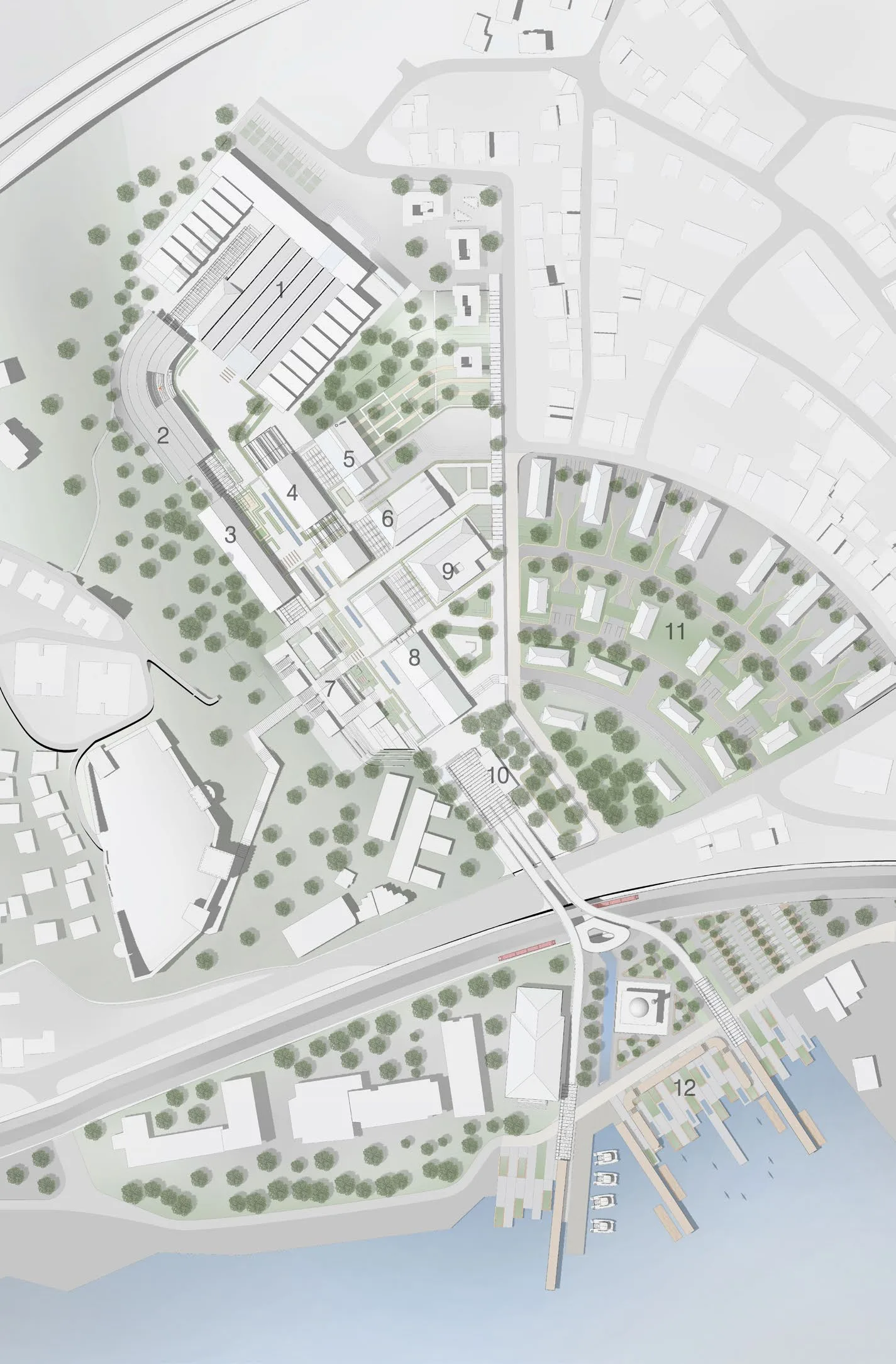 Exploded axonometric