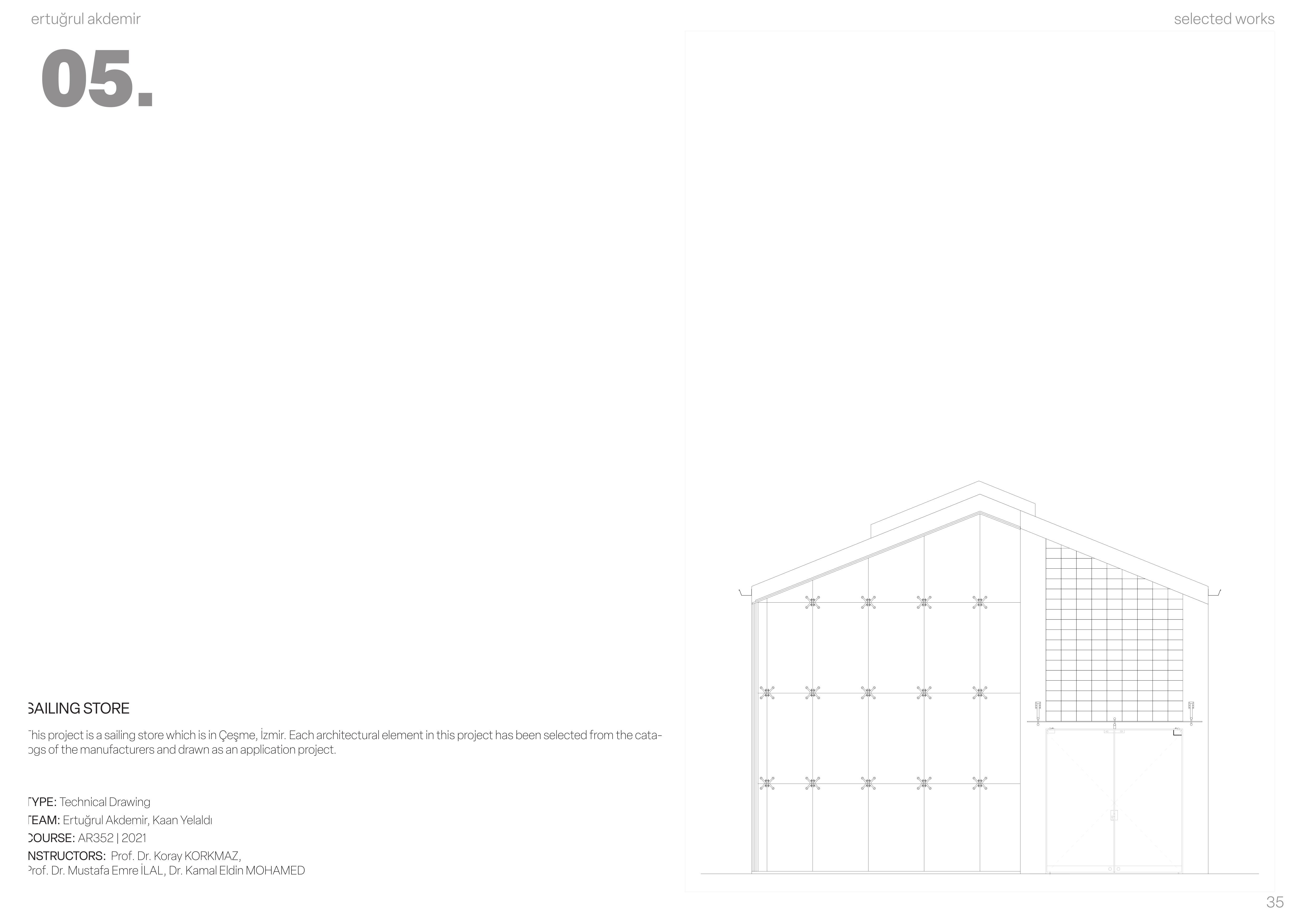 Sailing Store — title sheet